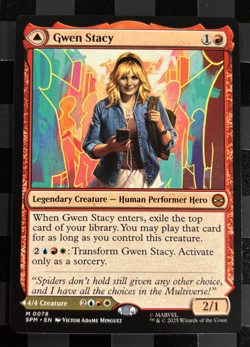 MDFC Gwen Stacy/Ghost-Spider MTG Marvel Spider-Man - Image 1