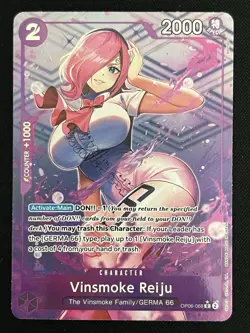 One Piece Vinsmoke Reiju OP06-068 Alternate Alt Art Common - PRB01 ENGLISH - Image 1