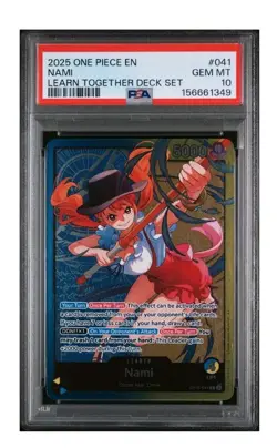 Nami Learn Together OP11-041 PSA 10 2025 One Piece Learn Together Deck Set Promo - Image 1