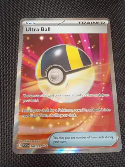 English ASCEn Ultra Ball 264/217 Full Art Ultra Rare Trainer Pokemon Card 2026 - Image 1