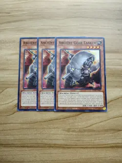 Yu-Gi-Oh! - Ancient Gear Tanker 3X - Complete Playset Of Cards - Image 1