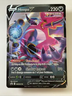 Hoopa V SWSH176 - SWSH: Sword & Shield Promo Cards Holo (NM+) - Image 1
