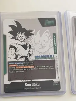 Bandai Dragon Ball Super SB02-033 Son Goku Leader Alt Art Foil 2-Card Lot - Image 3