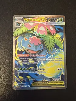 Mega Venusaur EX 155/132 Mega Evolution Full Art Card NM/M Condition - Image 1