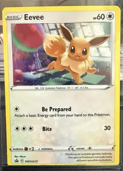 Eevee - SWSH212 Holofoil SWSH: Sword & Shield Promo Cards Promo - Image 1