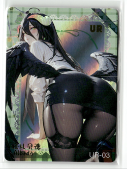 ALBEDO UR UR-03 GODDESS PARTY Goddess Story Anime Collectible Card - Image 2