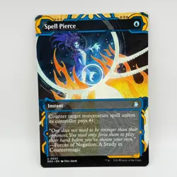Lot of 5 MTG Secrets of Strixhaven Borderless Full Art Cards Spell Pierce - Image 3
