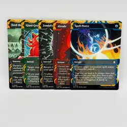 Lot of 5 MTG Secrets of Strixhaven Borderless Full Art Cards Spell Pierce - Image 4