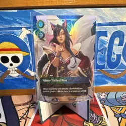 League of Legends Ahri Nine-Tailed Fox Foil Standard Card English CCG - Image 1