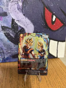 Son Goku Vegeta FB09-082 SR Dual Evolution Fusion World Dragon Ball Super Card - Image 1