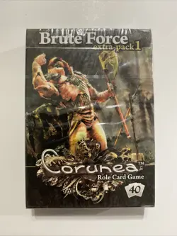 Corunea Role Card Game Brute Force Extra Pack 1 CCG TCG New! - Image 1