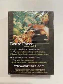 Corunea Role Card Game Brute Force Extra Pack 1 CCG TCG New! - Image 2