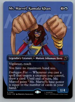 Ms. Marvel, Kamala Khan (Borderless) 361 Marvel Super Heroes Magic: The Gatherin - Image 1