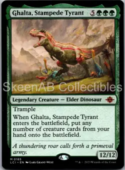 MTG SkeenAB Ghalta, Stampede Tyrant The Lost Caverns of Ixalan NM - Image 1