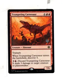 MTG SkeenAB Trumpeting Carnosaur PACK PROMO from LCI. NM. - Image 1
