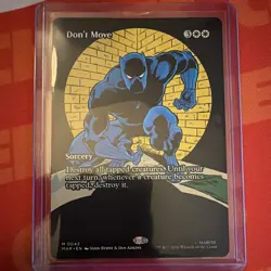 Don't Move (Borderless) M 0043 Black Panther Marvel Super Heroes English Regular - Image 1