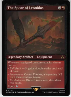 FOIL THE SPEAR OF LEONIDAS (FOIL ETCHED) 219 R NEAR MINT - Image 1