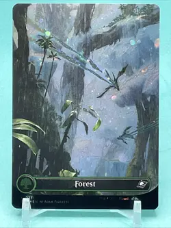 Forest (0371) (Borderless) (Galaxy Foil) Foil L Edge of Eternities 371 NM - Image 1