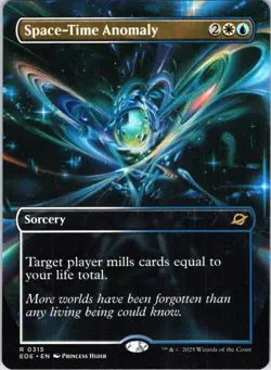 Space-Time Anomaly (Borderless) 315 Edge of Eternities Magic: The Gathering NM - Image 1
