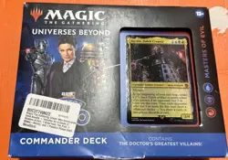 Magic The Gathering Universes Beyond: Doctor Who Masters Of Evil Commander Deck - Image 1
