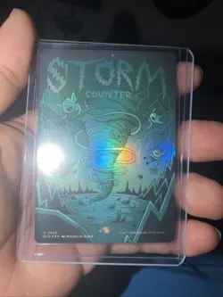 STORM COUNTER (2422) - FOIL - MTG Secret Lair Drop Goblin Storm SLD - NM - Image 1