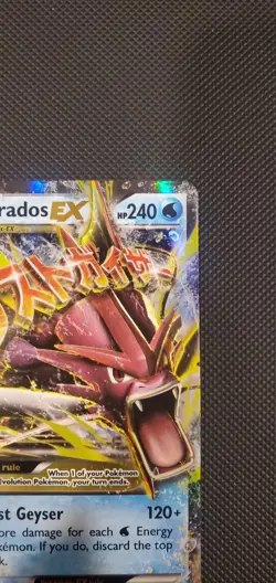 Pokemon TCG M Gyarados EX 27/122 Breakpoint Holo NM 27/122 - Image 3