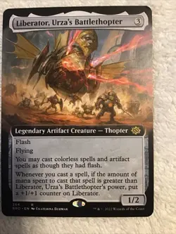 magic the gathering - Liberator, Urza’s Battlethopter - Extended Art - Bro R 364 - Image 1