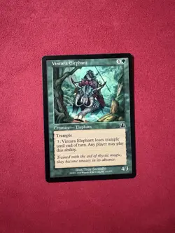 Vintara Elephant - Prophecy - MTG Magic The Gathering Vintage Classic - Image 1