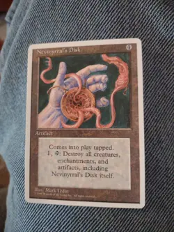 Magic the Gathering ~ MTG ~ Nevinyrral's Disk ~ NM+ ~ Fourth Edit- CCG - Image 1
