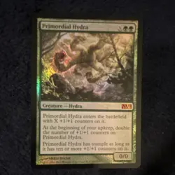 Magic The Gathering (MTG) Primordial Hydra Mythic M12 Foil - Image 1