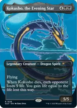 Kokusho, the Evening Star (FOIL) SLD 1528 Secret Lair Magic: The Gathering NM - Image 3