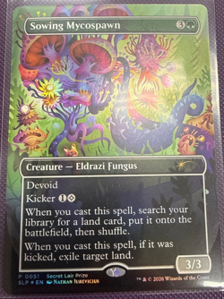 Sowing Mycospawn (SLP) Secret Lair Showdown Foil NM MTG - Image 1