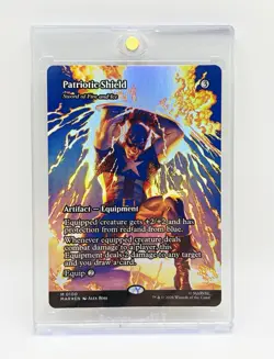 MTG: Marvel Super Heroes - Patriotic Shield Mythic Foil - Image 1