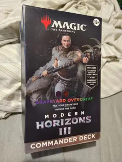 MTG Magic Graveyard Overdrive Commander Deck Modern Horizons 3 Sealed SeePics - Image 1