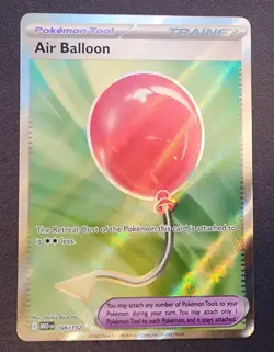 AIR BALLOON Ultra Rare Holo Trainer #166/132 Pokemon Mega Evolutions English NM - Image 1