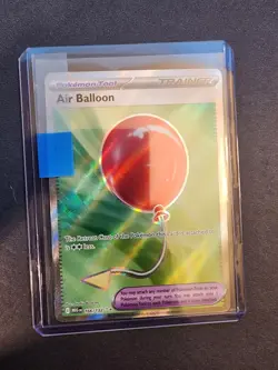 AIR BALLOON Ultra Rare Holo Trainer #166/132 Pokemon Mega Evolutions English NM - Image 3