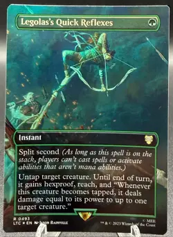Legolas's Quick Reflexes (Borderless) 493 Tales of Middle-earth Foil NM - Image 1
