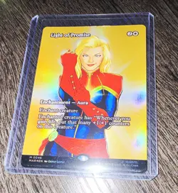 Marvel MTG Light of Promise Foil Full Art Enchantment - Image 1