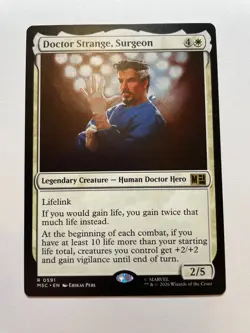 MTG Marvel Super Heroes Commander (MSC) Doctor Strange, Surgeon #591 NM - Image 1