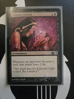Liliana's Caress Core Set 2011 (M11) Regular Uncommon Enchantment Black - Image 1