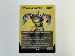 MTG Wolverine, Fierce Fighter (Borderless) Marvel Super Heroes - Image 1