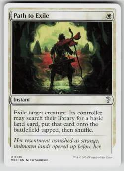 Path to Exile (White Border) Uncommon Mystery Booster 2 15 MTG Near Mint 2024 - Image 1