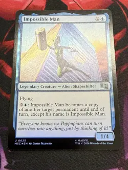 Impossible Man MSC 625 FOIL (MTG Marvel Super Heroes Commander 2026) - Image 2