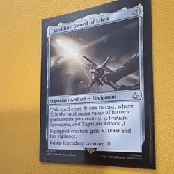 Wizards of the Coast MTG Excalibur, Sword of Eden 0072 Ext Art Foil Rare EN - Image 4