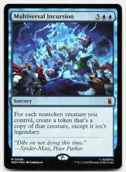 Multiversal Incursion 68 Mythic Marvel Super Heroes Magic: The Gathering Foil NM - Image 1