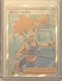 Misty’s Vitality PBL 111/084 Pokemon Card NM Full Art IN HAND - Image 1