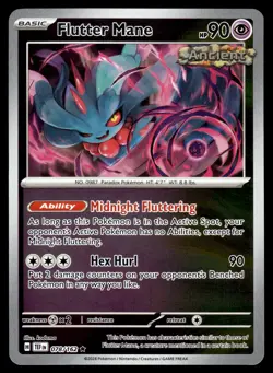 Flutter Mane Reverse Holo NM 078/162 Temporal Forces Pokemon Card - Image 1
