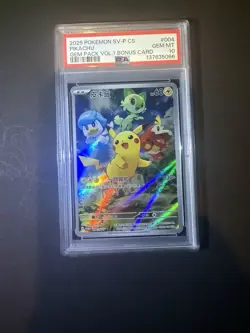 Pikachu 004/SV-P SV-P Promotional Cards Holo Promo 2025 PSA 10 - Image 1