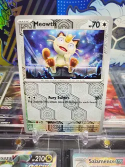 Meowth 048/064 Reverse Holo Common Pokemon TCG Shrouded Fable - Image 1