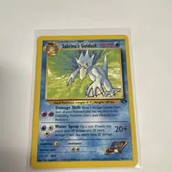 WoTC Pokemon Gym Challenge Sabrina's Golduck 30/132 Rare Regular 70HP Eng - Image 1